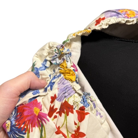 Fashion Nova Cream and multi color Floral Dress - Picture 5 of 5